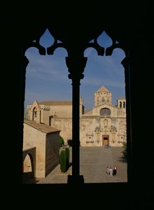 View of the church inside the monastery, begun in 1161 by Spanish School