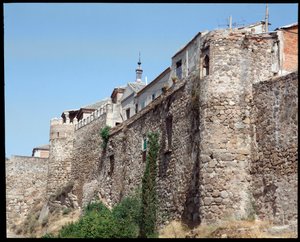 View of the Walls, Toledo, Spain by Spanish School