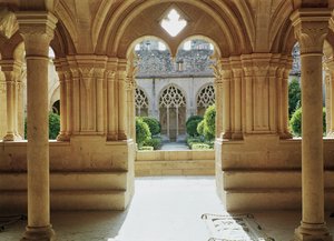 View Towards the Cloister from the Chapter House by Spanish School