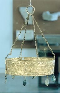 Votive Crown from the Treasure of Guarrazar by Spanish School