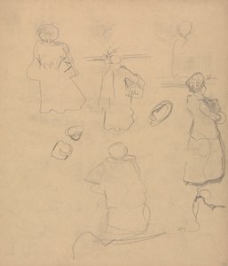 Cave of the Golden Calf: Studies of a Woman in a Coat and Hat
