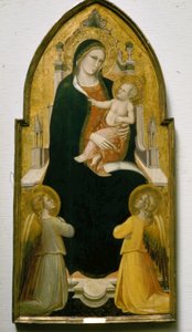 Madonna and Child Enthroned with Angels