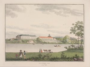 Augustenborg Castle on the Island of Als by Søren L. Lange