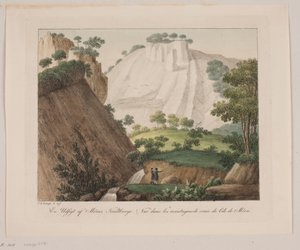 A View of Møns Chalk Cliffs by Søren L. Lange