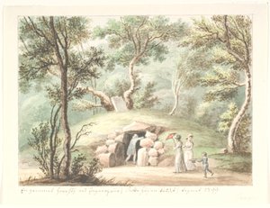 Grave Mound at Jægerspris by Søren L. Lange