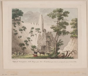 View of the Summer Spire in the Chalk Mountains on Møn by Søren L. Lange