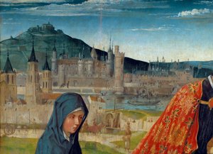 The Pieta of Saint Germain des Pres (detail) by St Germain des Pres master