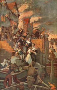 The Great Fire of London by Stanhope Alexander (after) Forbes