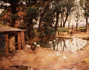 The Duck Pond by Stanhope Alexander Forbes