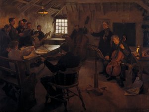 The Village Philharmonic by Stanhope Alexander Forbes