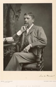George du Maurier, artist, cartoonist and novelist, portrait photograph by Stanislaus Walery