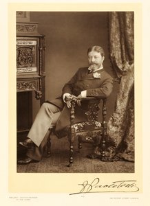 Sir Francesco Paolo Tosti (1847-1916), song composer, portrait photograph by Stanislaus Walery