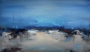Moody Blue Landscape
