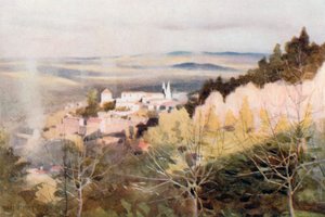 Cintra from the Hills. Winter by Stanley Inchbold