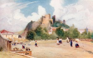 The Castle Hill, Leiria by Stanley Inchbold