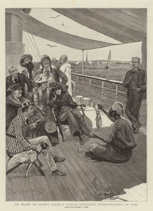 On Board an Orient Liner, a Native Conjuror