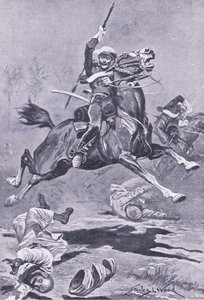 The 9th Lancers at Delhi, 1857