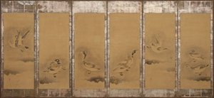 Wild Geese by Sôtatsu