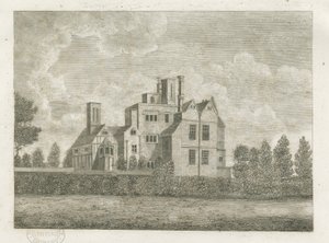 Black Ladies Priory (engraving) by Stebbing Shaw