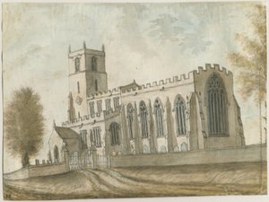 Checkley Church by Stebbing Shaw