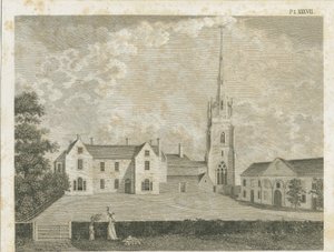 Clifton Campville Church (engraving), nd [c 1790] by Stebbing Shaw