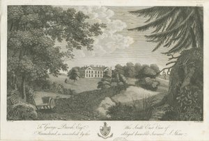 Hamstead Hall (engraving) by Stebbing Shaw