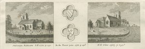 Mavesyn Ridware Church: engraving, 1781