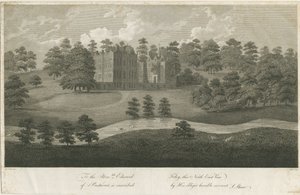 Prestwood Hall (engraving) by Stebbing Shaw