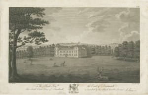 Sandwell Park - Hall: engraving
