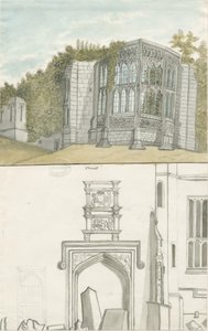 Tixall - Gothic Window and Heraldic Antiquities by Stebbing Shaw
