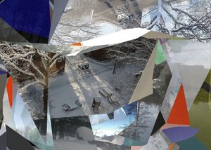 Fractured Winter Landscape