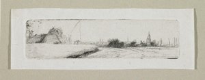 Small Landscape with Distant Village