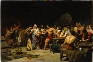 The Gladiators Before an Appearance at Arena by Stefan Vladislavovich Bakalowicz