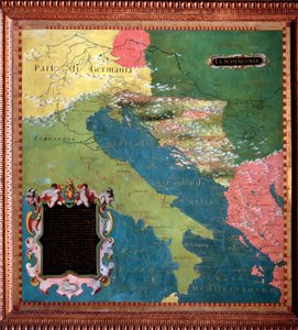 Italy and Yugoslavia (Slavic Countries) Map by Stefano Bonsignori