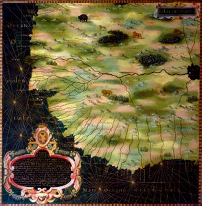Map of Western African Coasts by Stefano Bonsignori, 1581