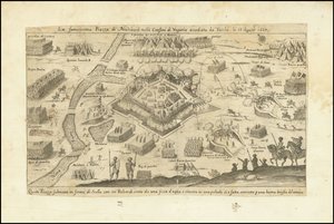 The Most Famous Square of Neuhausel on the Borders of Hungary Besieged by Turks on August 13, 1663