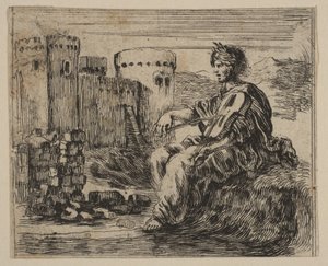 Amphion, from Game of Mythology by Stefano della Bella