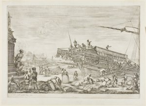 Change of a Galley of the Order of Saint Stephen by Stefano della Bella
