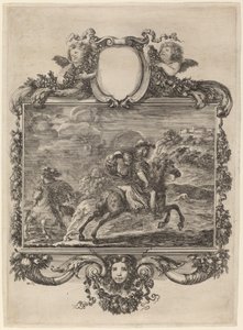 Clovis and Clotilda by Stefano della Bella
