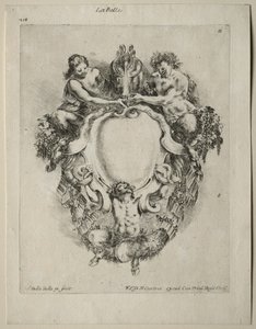 Collection of Various Caprices and New Designs of Cartouches and Ornaments: No 11 by Stefano della Bella