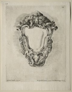 Collection of Various Caprices and New Designs of Cartouches and Ornaments: No 12 by Stefano della Bella