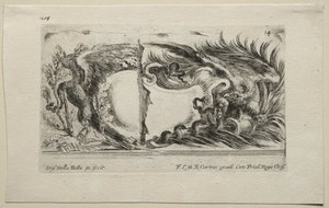 Collection of Various Caprices and New Designs of Cartouches and Ornaments: No 14 by Stefano della Bella