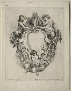 Collection of Various Caprices and New Designs of Cartouches and Ornaments: No 11 by Stefano della Bella