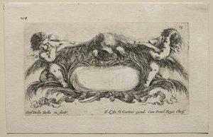 Collection of Various Caprices and New Designs of Cartouches and Ornaments: No 15 by Stefano della Bella