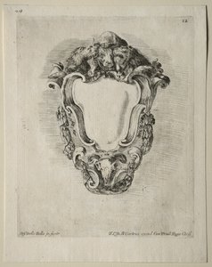 Collection of Various Caprices and New Designs of Cartouches and Ornaments: No 12 by Stefano della Bella