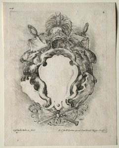 Collection of Various Caprices and New Designs of Cartouches and Ornaments: No. 4 by Stefano della Bella