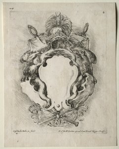Collection of Various Caprices and New Designs of Cartouches and Ornaments: No. 4 by Stefano della Bella