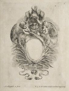 Collection of Various Caprices and New Designs of Cartouches and Ornaments: No. 5 by Stefano della Bella