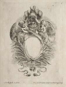 Collection of Various Caprices and New Designs of Cartouches and Ornaments: No. 5 by Stefano della Bella