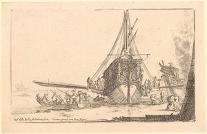 Boarding a Galley, Plate 6 from the Series 